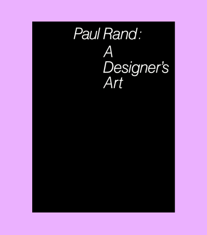'A Designer's Art' book cover.