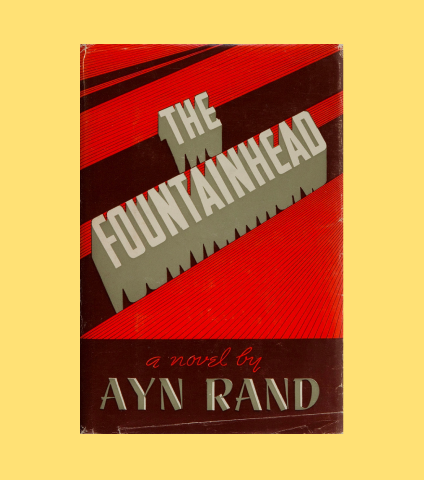 'The Fountainhead' book cover.